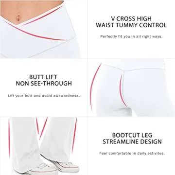 Flare Yoga Pants - High Waisted Soft Leggings for Women