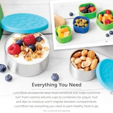LunchBots Eco-Friendly Stainless Steel Bento Box - Duo Design