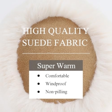Zsedrut Fluffy Earmuffs for Women - Warm & Stylish