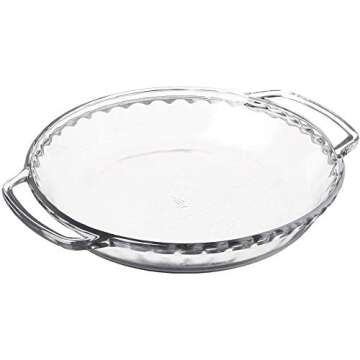 Anchor Hocking 9.5-Inch Deep Pie Plate for Baking