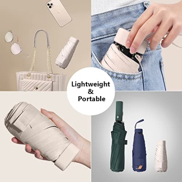 Compact Travel Sun Umbrella with UV Protection for All