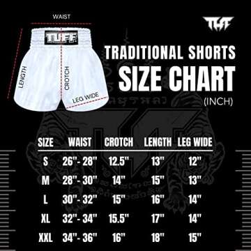Tuff Sport Muay Thai Shorts Boxing Shorts Trunks Kick Martial Arts Training Gym Clothing
