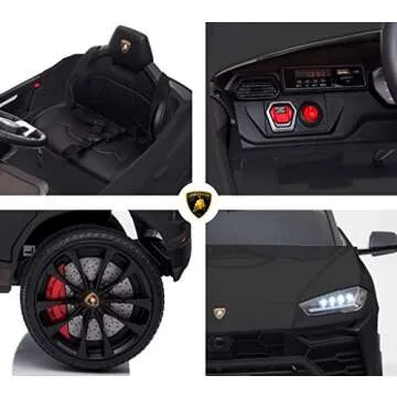 Lamborghini Urus Ride On Truck for Kids - Remote & Music