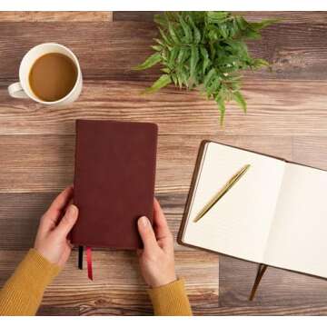 CSB Personal Size Bible, Holman Collection, Marbled Burgundy