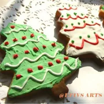 Efivs Arts 6 Christmas Tree Silicone Cake Baking Mold Cake Pan Handmade Soap Moulds Biscuit Chocolate Ice Cube Tray DIY Mold