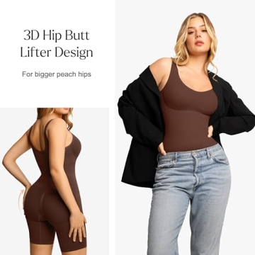 Popilush Women’s Tummy Control Bodysuit for Comfort