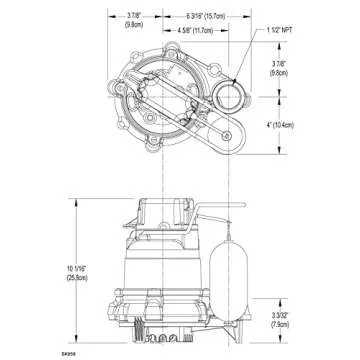 Zoeller Mighty-mate Submersible Sump Pump (M53) and PVC Check Valve (30-0181) Bundle