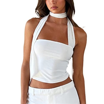 Floral Sexy Tank Top for Women Y2k Ruffle and Frill