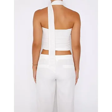 Floral Sexy Tank Top for Women Y2k Ruffle and Frill