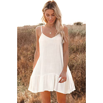 Stylish OLYCN Womens Sleeveless Bikini Coverup For Summer