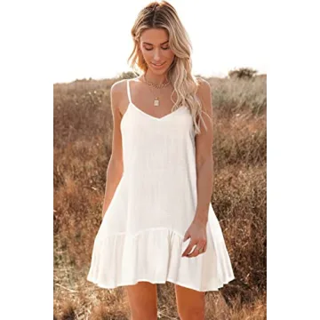 Stylish OLYCN Womens Sleeveless Bikini Coverup For Summer