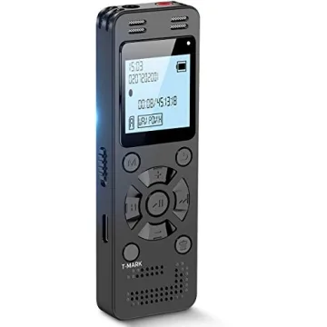 128GB Digital Voice Recorder for Lectures Meetings - EVIDA 9296 Hours Voice Activated Recording Devi...