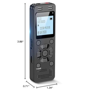 128GB Digital Voice Recorder for Clear Recording