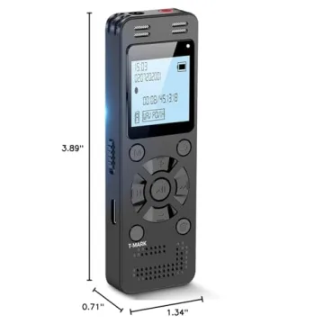 128GB Digital Voice Recorder for Clear Recording
