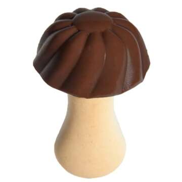 Miltonas Mini Mushroom Shaped Chocolate Cookies - Funny Chocolate Mushrooms Great for Weddings, Anniversaries & Birthday’s - Crunchy Bite Sized Pieces (Pack of 3)