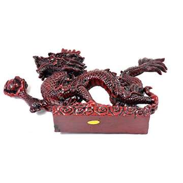 Feng Shui Dragon Figurine for Luck & Success 9 Inch Long