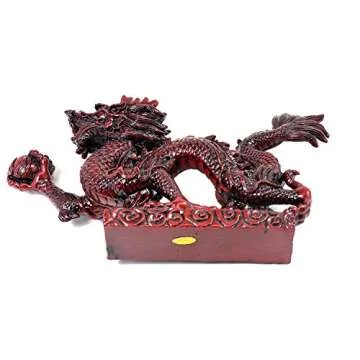 Feng Shui Dragon Figurine for Luck & Success 9 Inch Long