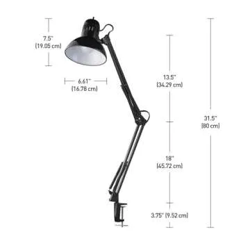 Adjustable Globe Electric Architect Desk Lamp - Perfect for Any Workspace