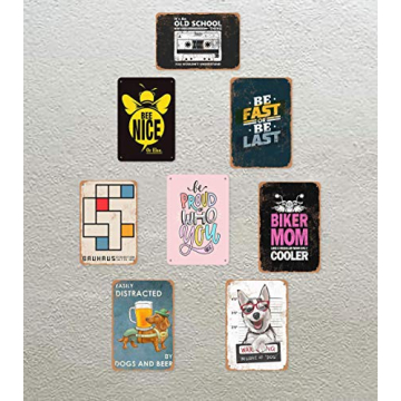 Here Comes The Sun Metal Poster Retro Style Home Decor