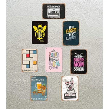 Here Comes The Sun Metal Poster Retro Style Home Decor