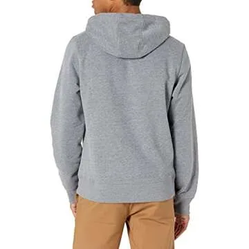 Amazon Essentials Men's Sweatshirt Hoodie, Grey Heather, Small, Big & Tall Options Available