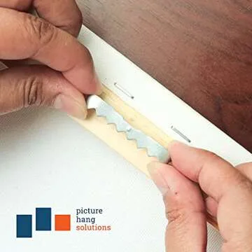 Sawtooth Picture Hangers - 100 Pack No Nail Solution