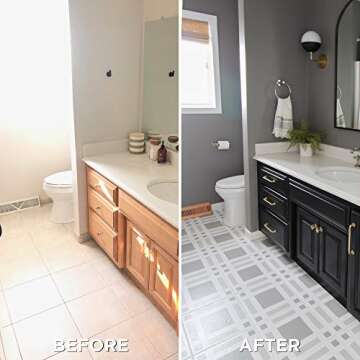 Rust-Oleum 367591 Home Interior Floor Coating Kit, Matte Ultra White