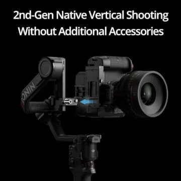 DJI RS 4 Pro 3-Axis Stabilizer for DSLR/Cinema Cameras - Vertical Shooting, High Payload
