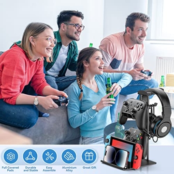 KDD Headphone & Controller Holder - Desk Organizer