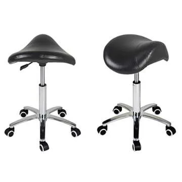 Antlu Saddle Stool for Salon Kitchen Ergonomic Comfort