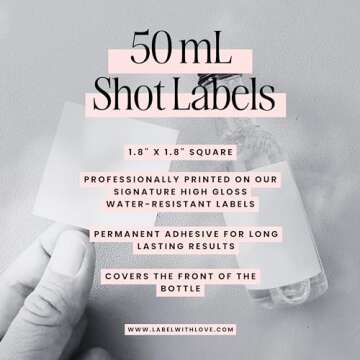 Last Toast on the Coast - 50 mL Bachelorette Liquor Labels - Coastal Bachelorette Party Favors - Beach Bach Gift Bag Idea - Coastal Granny Bachelorette Stickers (Blue Stripe - Bach Club)