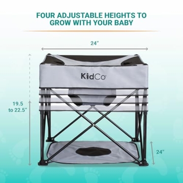 KidCo GoPod Portable Baby Activity Seat with Adjustable Height