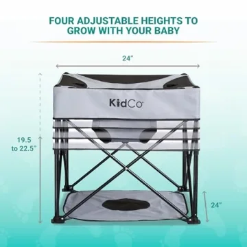 KidCo GoPod Portable Baby Activity Seat with Adjustable Height