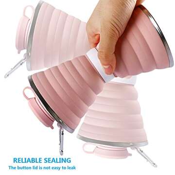 Collapsible Portable Sports Water Bottle for Travel