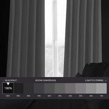 Stylish Blackout Curtains 108" - Elegant & Insulated