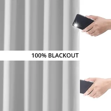 Stylish Blackout Curtains 108" - Elegant & Insulated