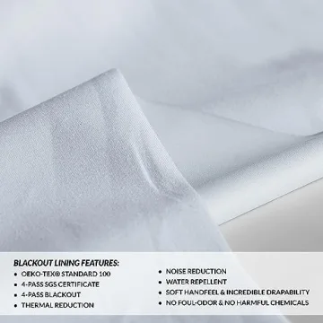 Stylish Blackout Curtains 108" - Elegant & Insulated