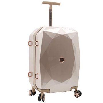 kensie Women's Rose Gold Gemstone Luggage Set 2 Piece