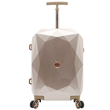 kensie Women's Rose Gold Gemstone Luggage Set 2 Piece