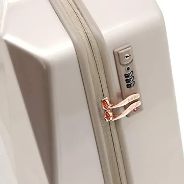 kensie Women's Rose Gold Gemstone Luggage Set 2 Piece