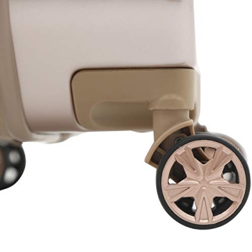 kensie Women's Rose Gold Gemstone Luggage Set 2 Piece