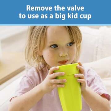 Dr. Brown's Milestones Cheers 360 Training Cup for Toddlers & Babies, Leak-Free Sippy Cup, Pink/Turquoise, 10oz/300mL, 9m+, 2 Pack (Colors May Vary)