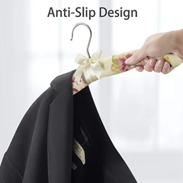 Elegant Padded Clothes Hangers for Dresses and Sweaters