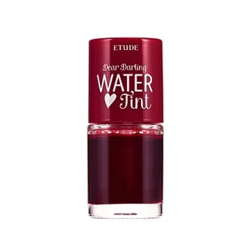 ETUDE Dear Darling Water Tint #4 Red Grapefruit Ade | Vivid Color Lip Stain with Moisturizing Weight...