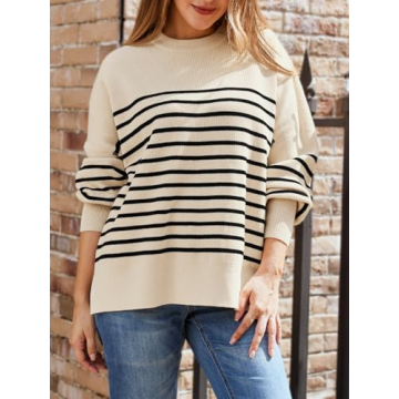 LILLUSORY Women's Oversized Batwing Sweater - Cozy Chic Fashion