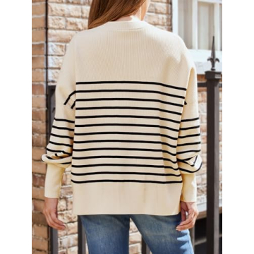 LILLUSORY Women's Oversized Batwing Sweater - Cozy Chic Fashion