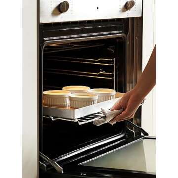 LE TAUCI Ramekins 4 OZ Oven Safe, Creme Brulee Ramekins, Pudding Custard Cups Souffle Ramiken, Dipping Sauce Dishes, Ceramic Ramekin Bowls Set of 6, White