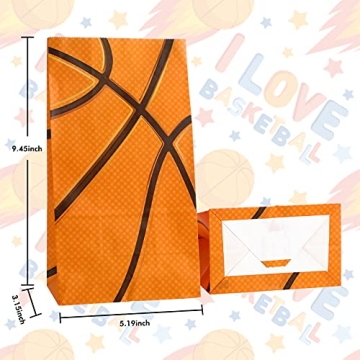 40 Basketball Party Favor Gift Bags for All Ages