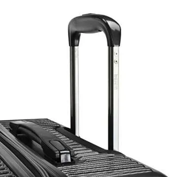 U.S. Traveler Sparta Hardside Spinner Luggage, Charcoal, 3-Piece Set