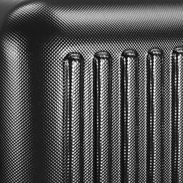 U.S. Traveler Sparta Hardside Spinner Luggage, Charcoal, 3-Piece Set